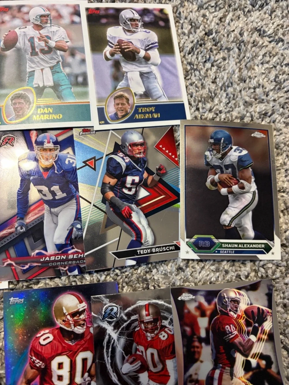 Lot of 22 Topps Composite, Chrome & Finest football Walter Payton - Picture 4 of 7